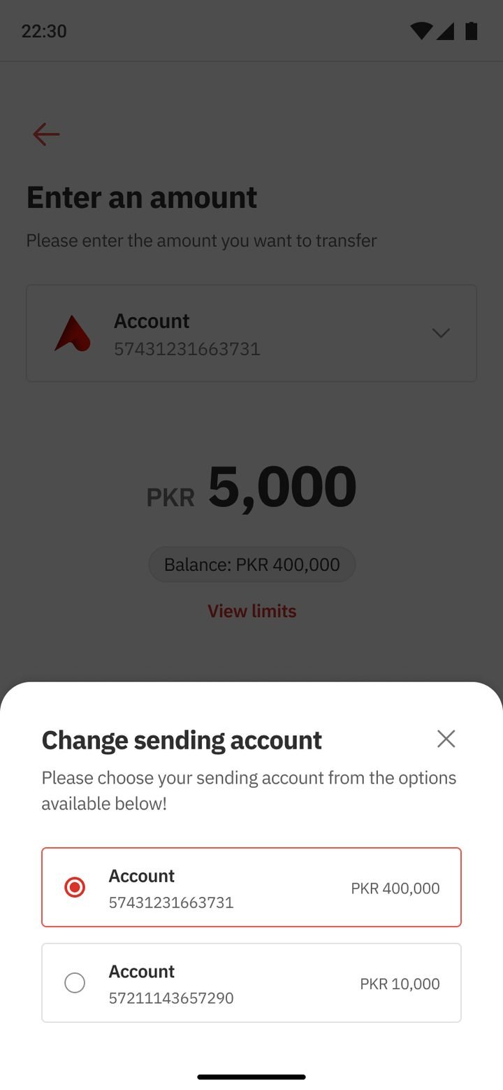 Change account