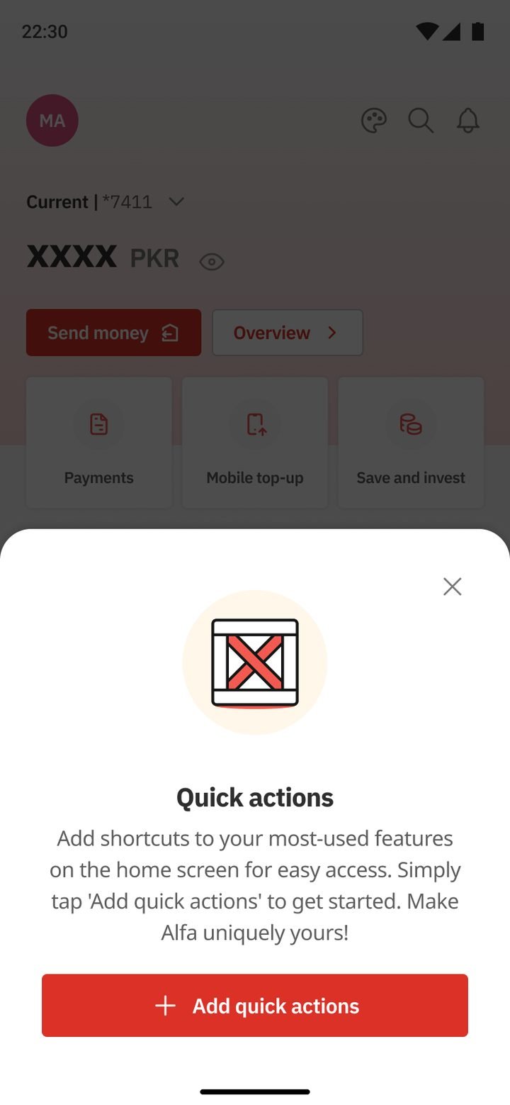 Add quick actions