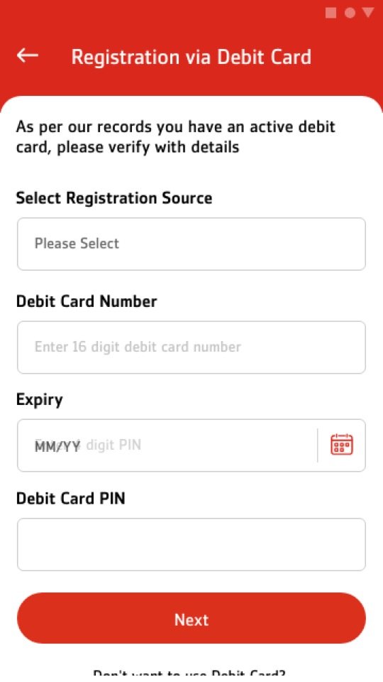 Verify the card