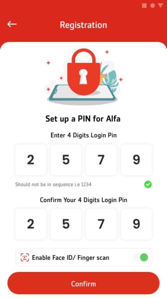 Set PIN