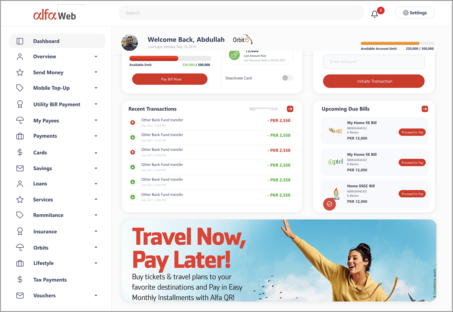 Action-first dashboard
