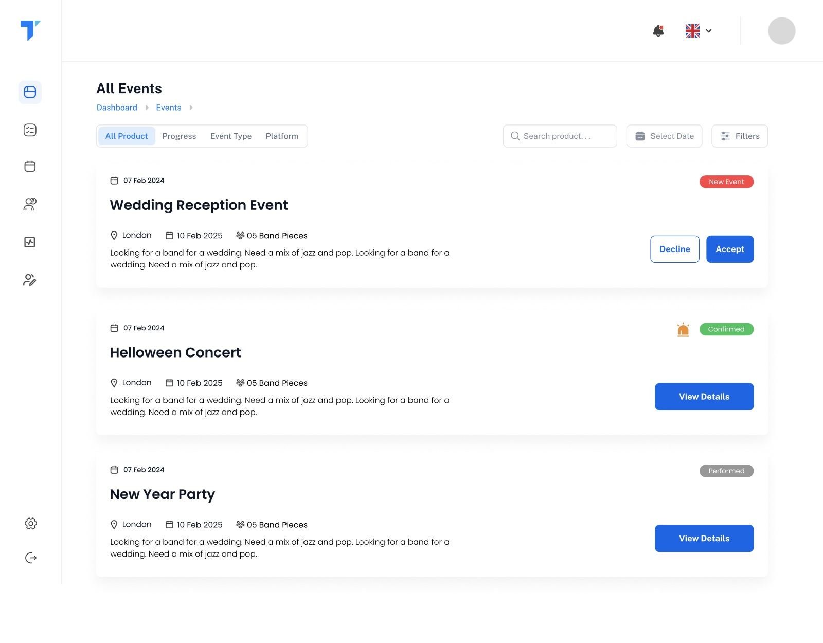 Enquiry pipeline