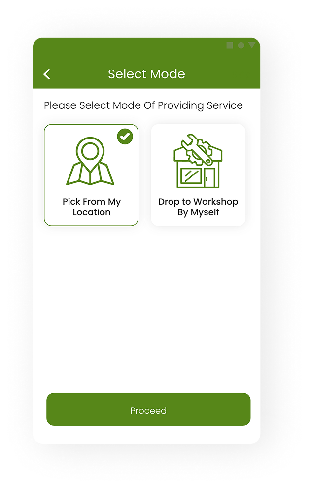 Select mode