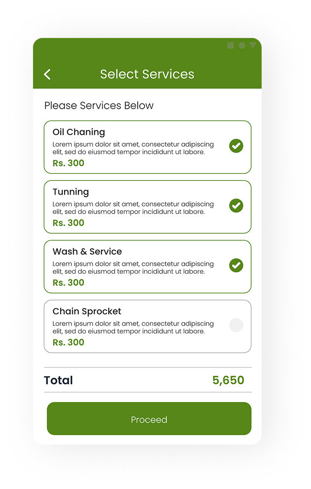 Select services